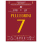 Pellegrini's Hackentor im Derby Sieg gegen Lazio in 2018 45x60-cm-18x24-Ohne-Rahmen