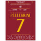 Pellegrini's Hackentor im Derby Sieg gegen Lazio in 2018 30x40-cm-12x16-Ohne-Rahmen